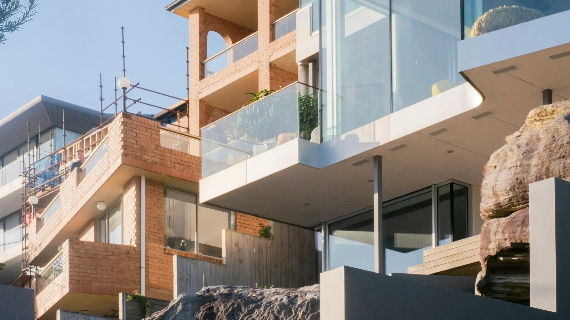 Terrace apartments overlooking Gordons Bay, Coogee in Sydney